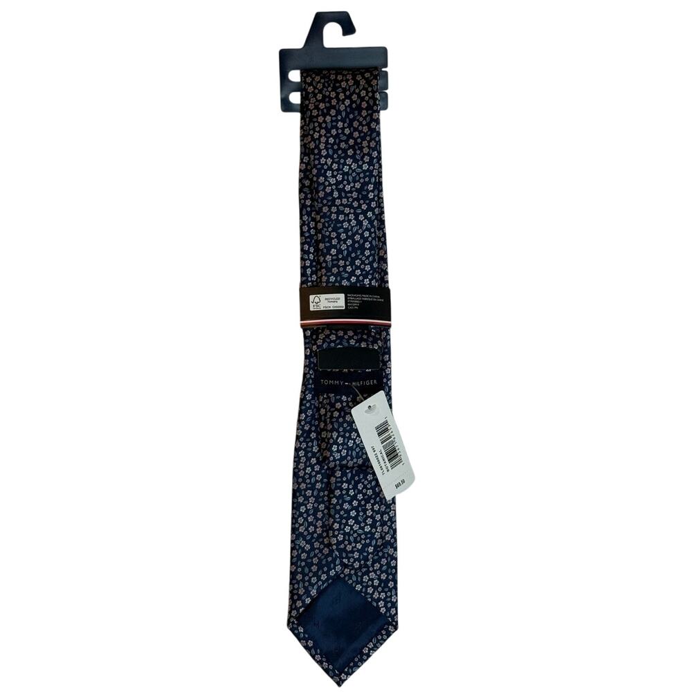 Tommy Hilfiger Blue Botanical Tie NEW WITH TAGS